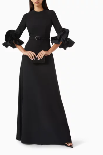 Belen Gown in Crepe