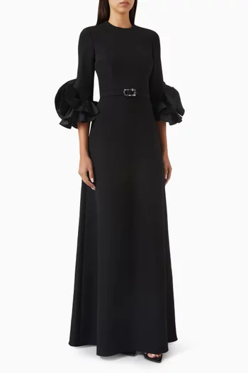 Belen Gown in Crepe