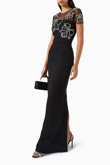 Saloni Gown in Crepe