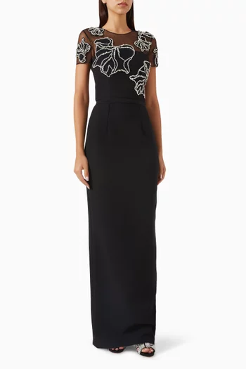 Saloni Gown in Crepe