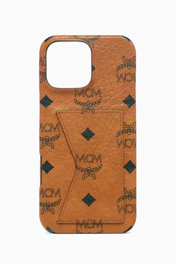 Aren iPhone 16 Pro Case in Visetos Canvas