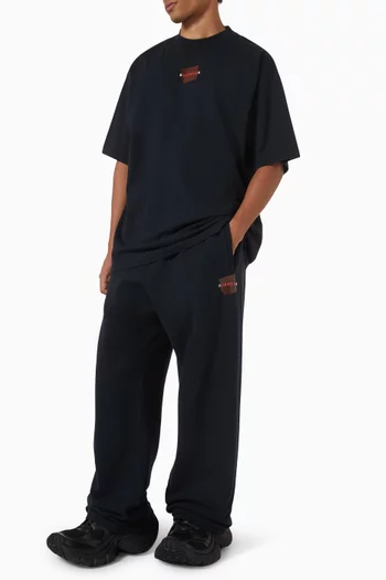 Taped Back Baggy Sweatpants in Dry-fleece