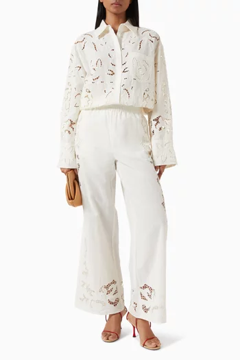 Finely Oversized Shirt in Cotton Blend