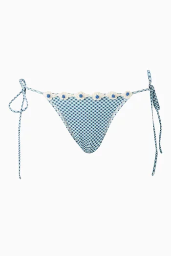 Divine Crochet-trim Bikini Briefs
