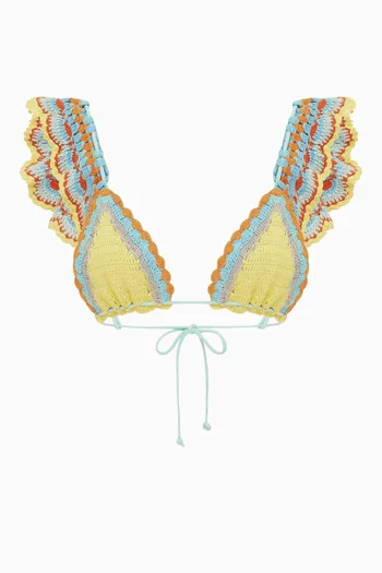 The Crochet Frill Bikini Top