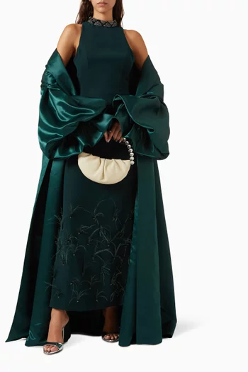 Majestique Cape & Dress Set