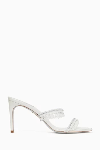 Chandelier 80 Sandals in Satin