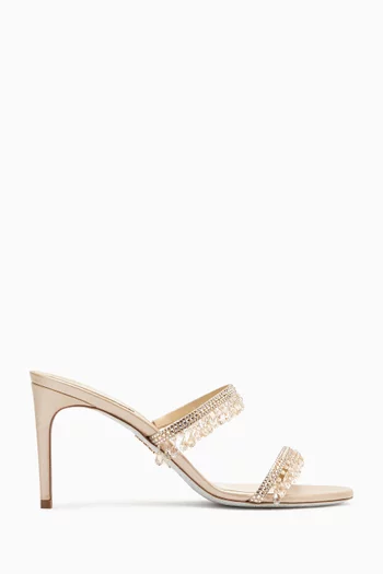 Chandelier 80 Sandals in Satin