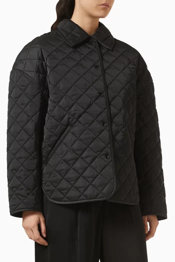 Collared Quilted Jacket