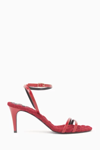 Laura 75 Sandals in Faux Leather