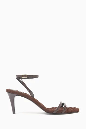 Laura 75 Sandals in Faux Leather