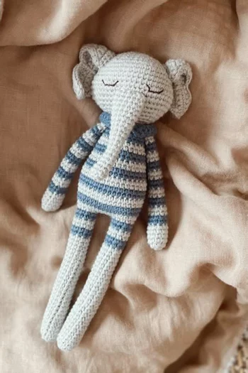 Ellie the Elephant Soft Toy in Organic Cotton