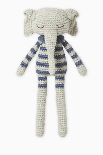 Ellie the Elephant Soft Toy in Organic Cotton