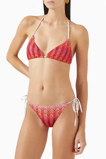 Zig-zag Bikini Set