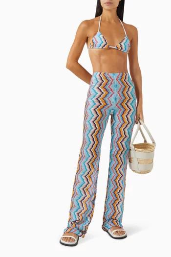 Zigzag Knit Pants