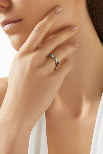 Spring Diamond Ring in 18kt Yellow Gold