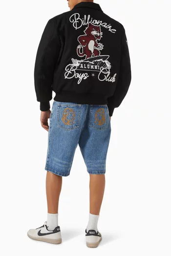 Alumni Varsity Jacket in Wool Blend