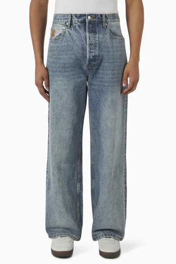 Astro Wide-leg Jeans in Denim