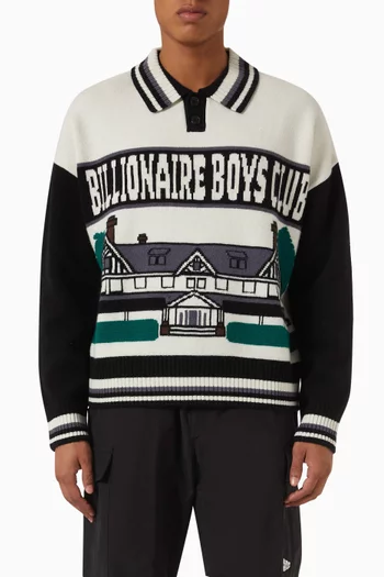 Country Club Sweater in Wool-knit