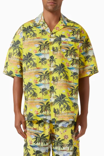 Resort Camp Collar Shirt in Cotton