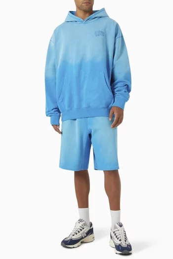 Oversized Arch Logo Shorts in Cotton