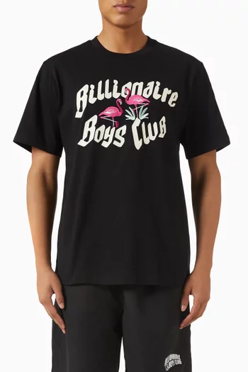 Flamingo T-shirt in Cotton
