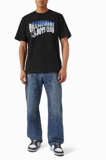 Great Wave Arch Logo T-shirt in Cotton