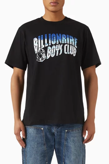 Great Wave Arch Logo T-shirt in Cotton