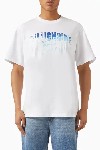 Great Wave Arch Logo T-shirt in Cotton