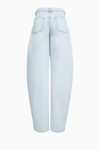 Low-waist Round Jeans in Denim
