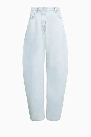 Low-waist Round Jeans in Denim