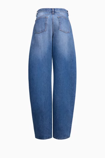 Low-waist Round Jeans in Denim