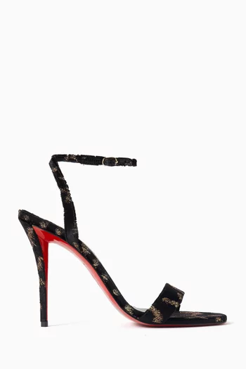 صندل ميس زي بكعب 100 مم مخمل