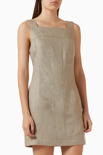Mini Dress in Linen