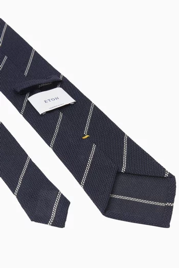 Striped Tie in Grenadine Silk