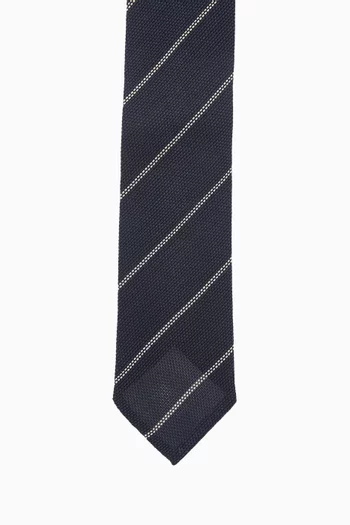 Striped Tie in Grenadine Silk