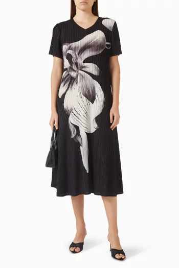 Aviva Floral-print Midi Dress