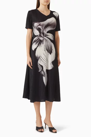 Aviva Floral-print Midi Dress