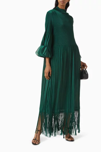 Ariane Fringed Maxi Dress