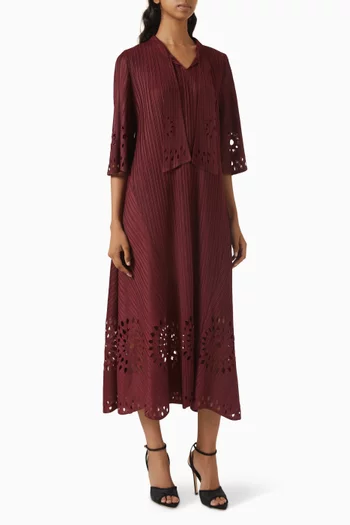 Leontine Cutwork Midi Dress