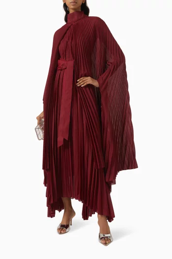 Czarina Cape Maxi Dress