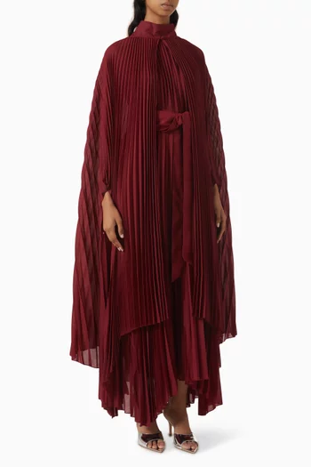 Czarina Cape Maxi Dress