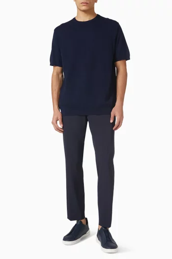 تي شيرت منسوج من قطن