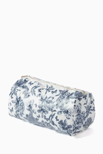 Toiletry Bag in Coated Canvas