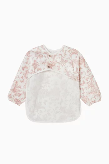 Apron Bib in Coated Canvas