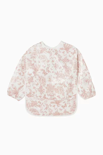 Apron Bib in Coated Canvas