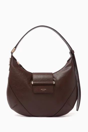 Bar Hobo Bag in Leather