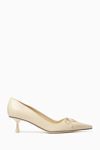 Scarlett 50 Pumps in Snake-print Leather