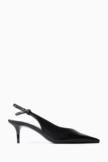 Camie 60 Slingback Pumps in Leather