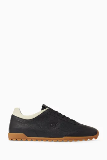 Retro Low-top Sneakers in Leather
